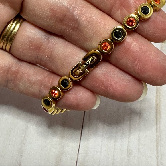 SOLD!! Rustic Cuff Orange & Black Game Day Bracelets Oklahoma State - Picture 6 of 16